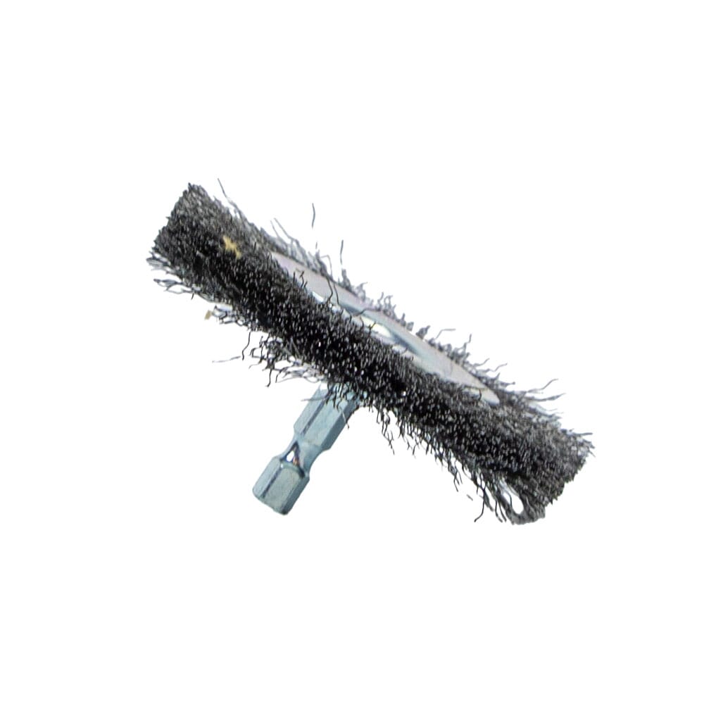 Wire Wheel, Crimped, 3 in x .008 in x 1/4 in Hex Shank